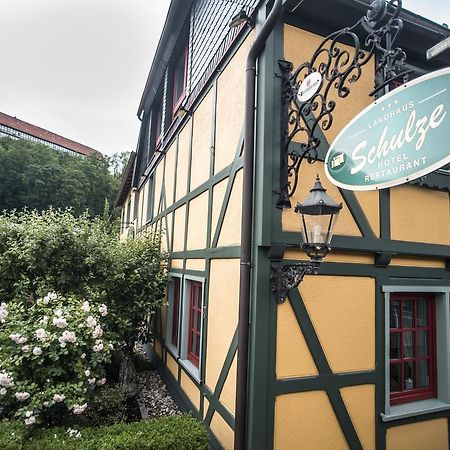 Landhaus Schulze - Ihr Hundefreundliches Hotel Im Harz ヘルツベルク・アム・ハルツ エクステリア 写真